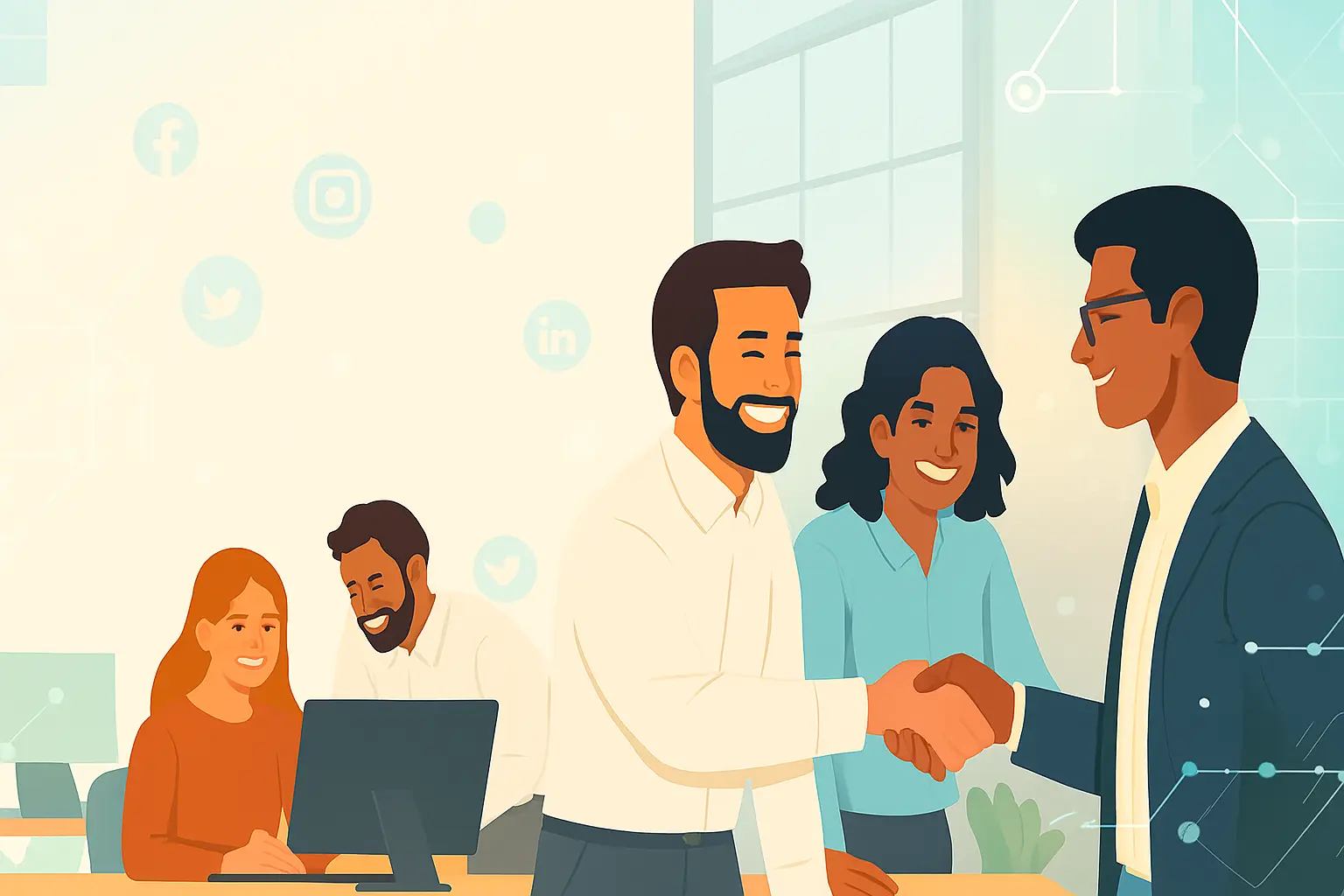 A professional andwith i